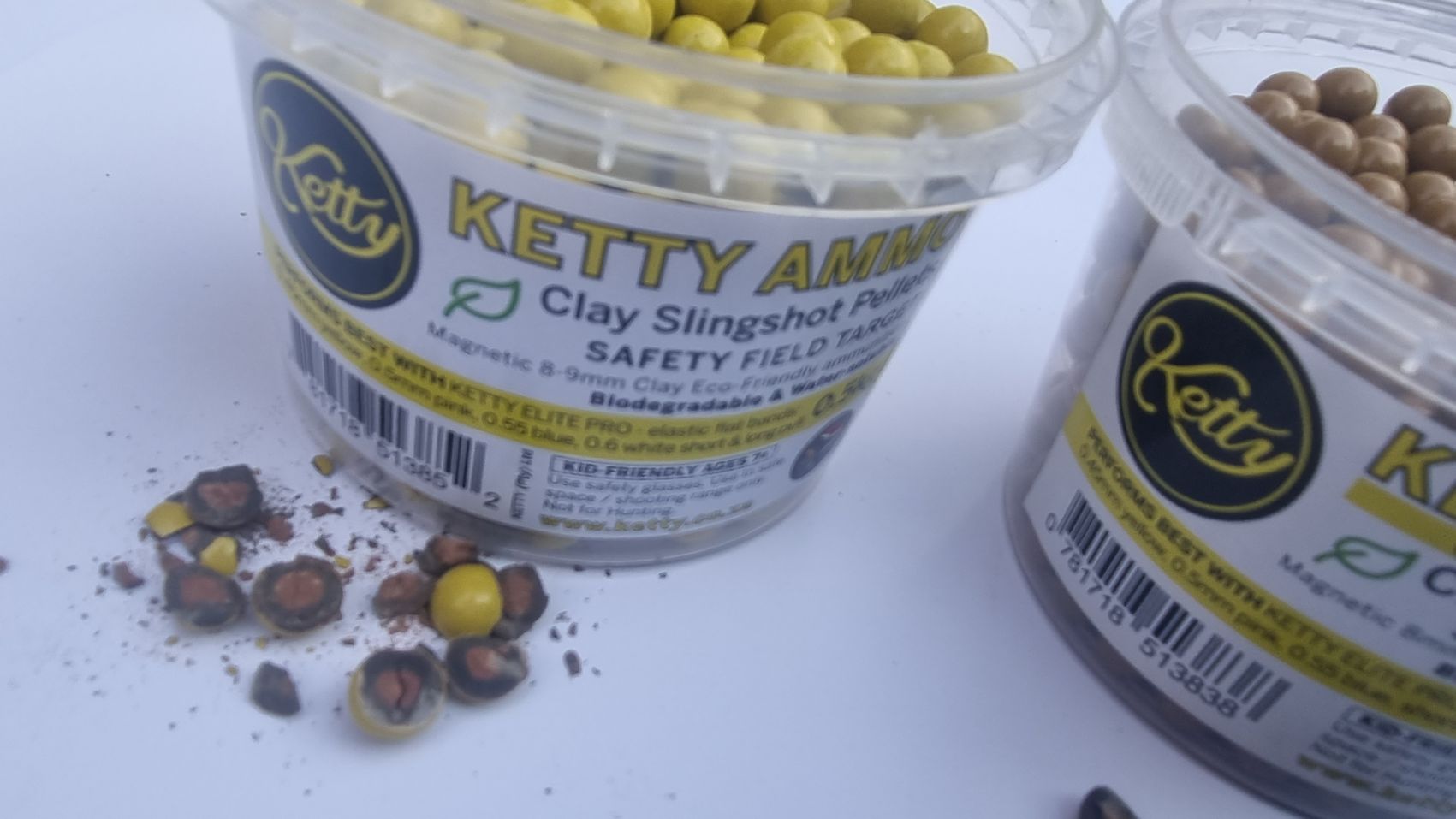 Ketty Yello Clay - Ammo Pellets 8-9mm 0.8kg (800gr) - Image 4