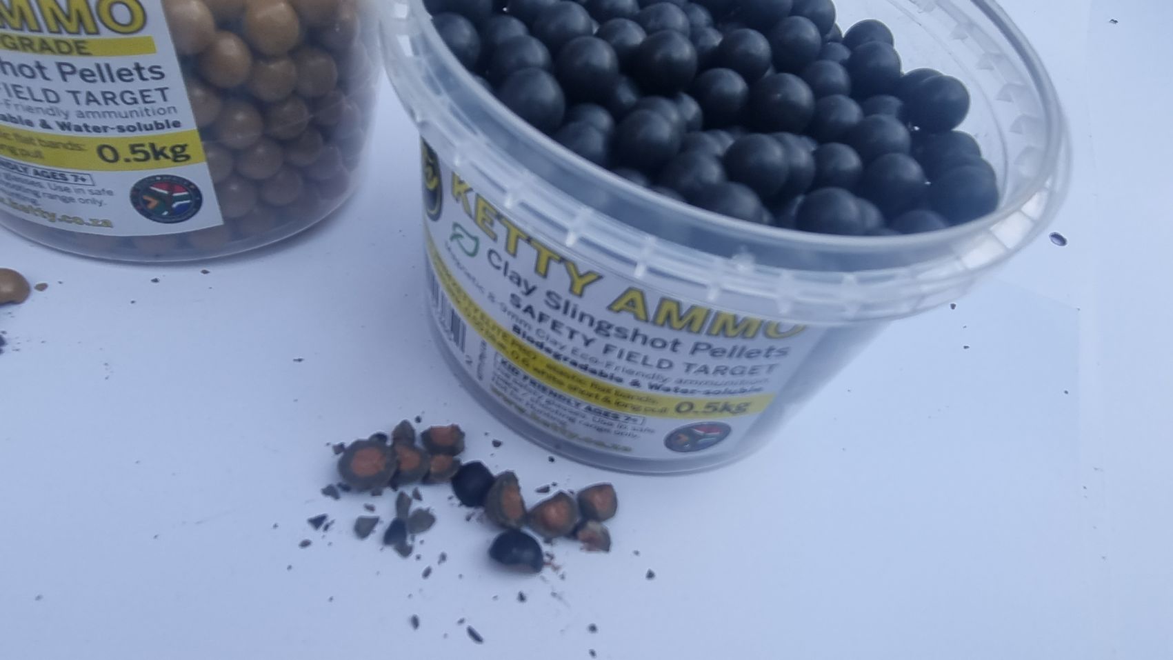 Ketty Black Clay - Ammo Pellets 8-9mm 0.5kg (500gr) - Image 5