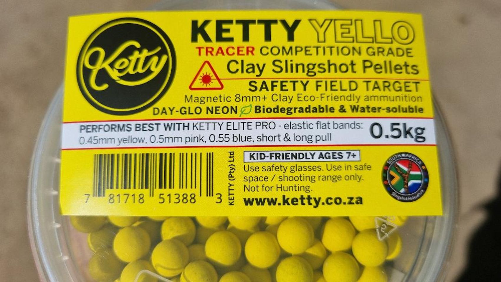 Ketty Yello Tracer pellets