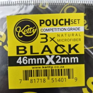 Ketty Black Pouch - Competition Grade (medium / 46mm)